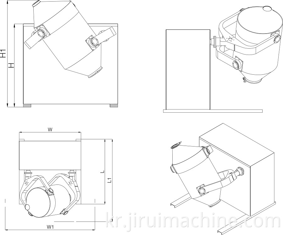 Three Dimension Mixing Equipment